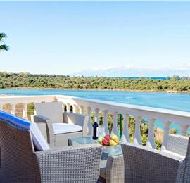 8 Bedroom villa with pool & seaview, near Acharavi, sleeps 16-18